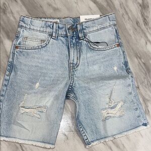 Light Blue Denim Shorts